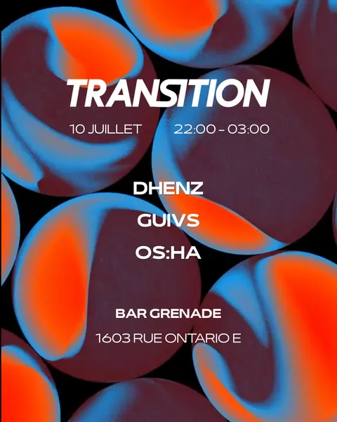 TRANSITION : Grenade Take Over at 1603 rue Ontario E, Montréal QC H2L 1S5