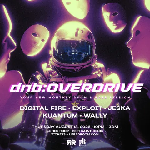 dnb:Overdrive à Le Red Room