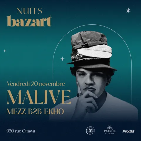 MALIVE, Mezz b2b Ekho à New City Gas