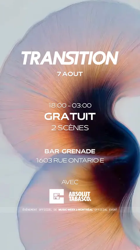 TRANSITION : Grenade Take Over #2 à 1603 Rue Ontario Est, H2L 1S5