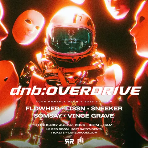 dnb:OVERDRIVE at Le Red Room